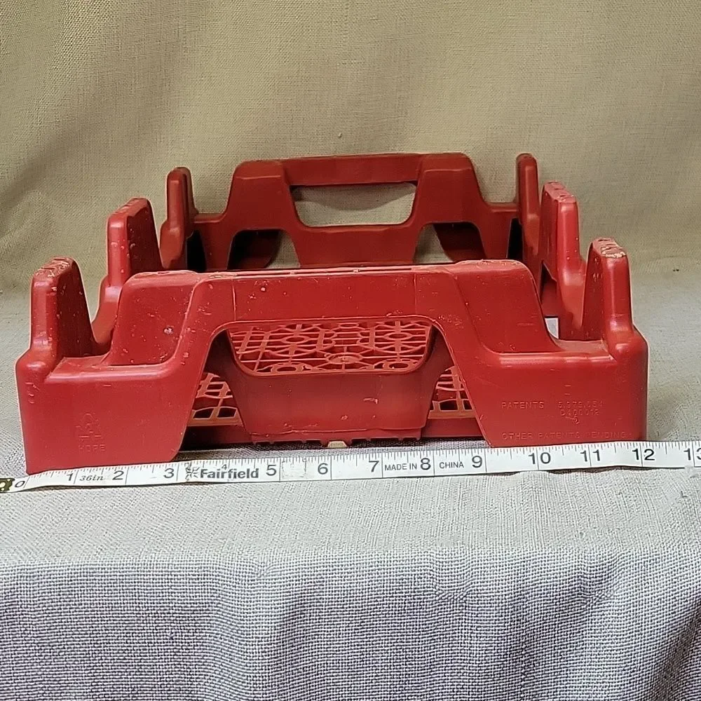 Coke Coca Cola Collectible Vintage Plastic Tray Crate‎ Stackable 18” x 12”